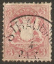 Timbre Royaume de Bavière (1849-1920) Y&T N°24 (I)